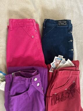 Lot of vintage western jeans